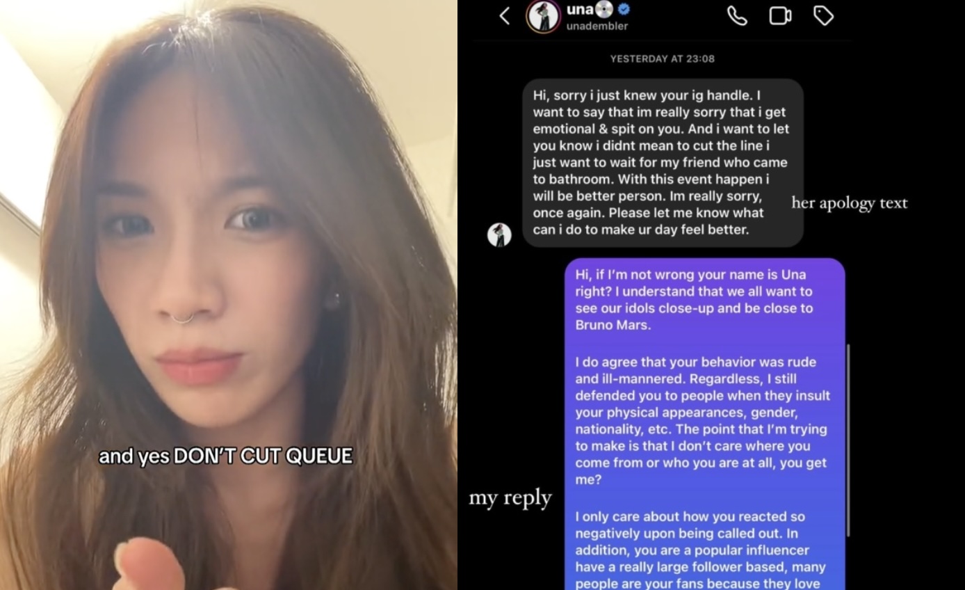Singaporean woman who got spat on by Indonesian woman defends her from online haters